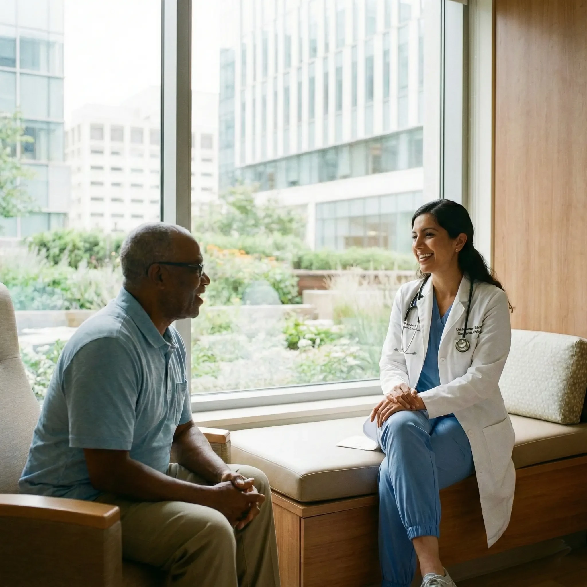 Resident physicians working in the hospital and planning next career steps